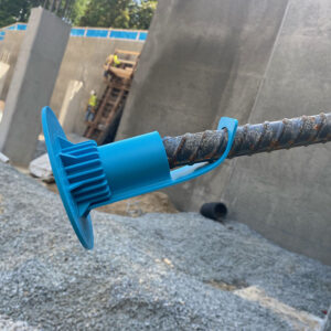 Caplock locking impalement safety cover close up